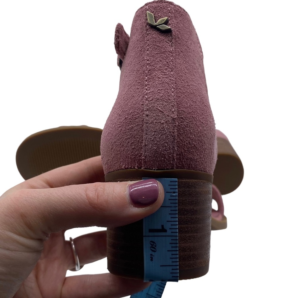 Koolaburra by UGG Sandals Bellen Pink Suede Strappy Barbie Barbiecore Size 6 - Picture 14 of 15